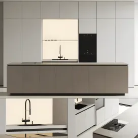 Modern kitchen with island